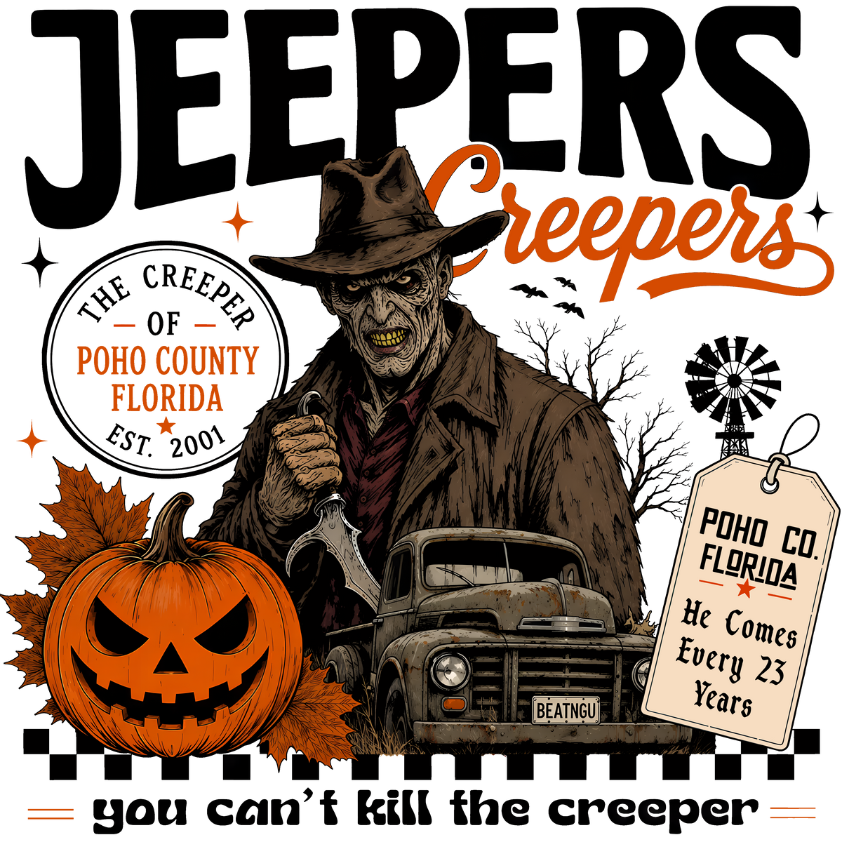 Jeepers Creepers Halloween Graphic