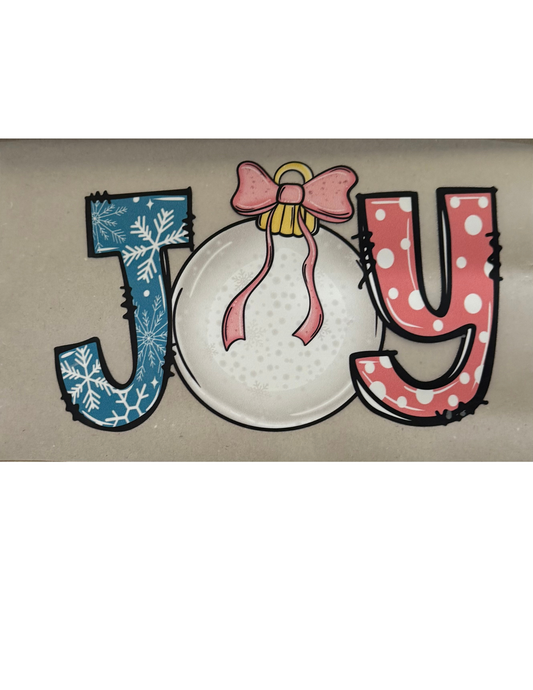 Kids Christmas Joy Snowflake Ornament Graphic