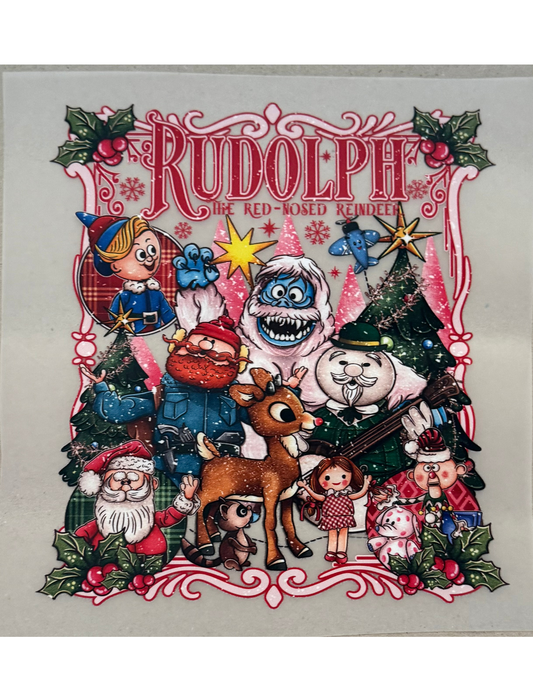 Kids Classic Rudolph Character Group Graphic