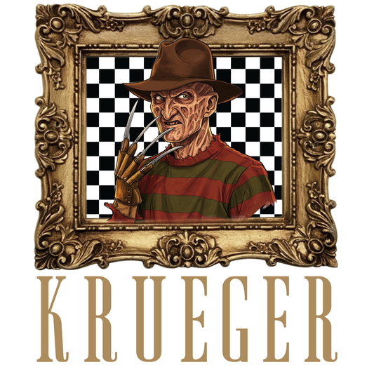 Freddy Krueger Gold Frame