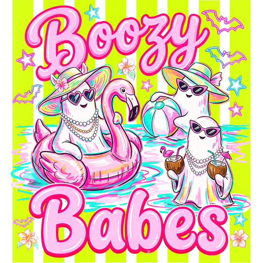 Boozy Babes Ghost Graphic
