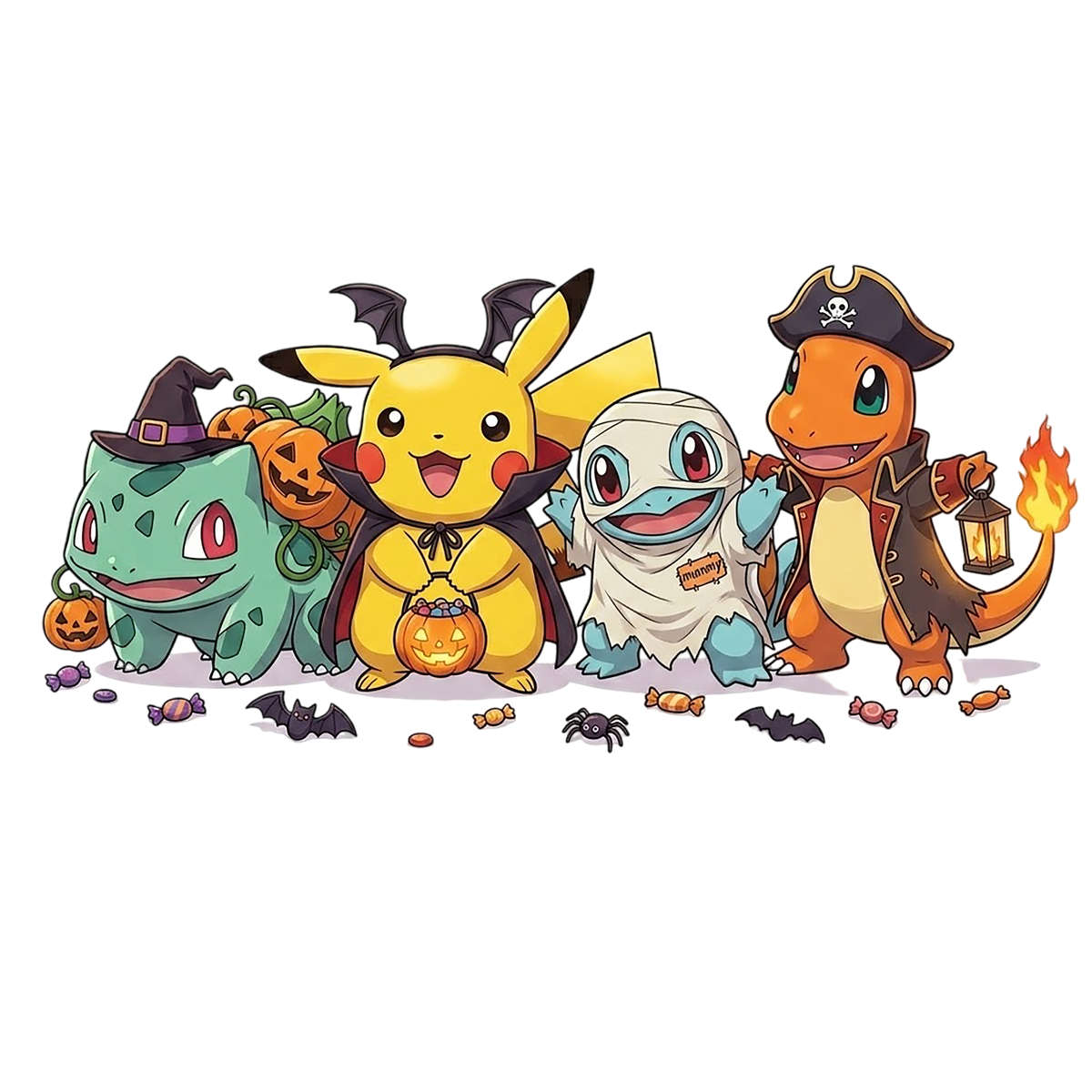 Pokémon Trick-or-Treat Costume Squad Graphic