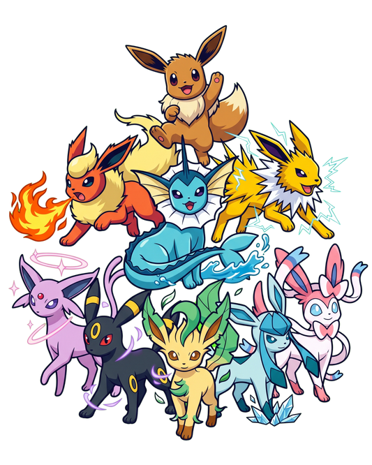 Eevee Group Photo Graphic