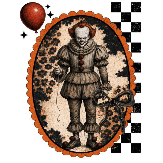 Pennywise Orange Frame Checker
