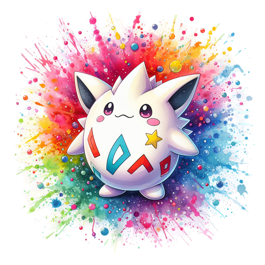 Vibrant Togepi Graphic