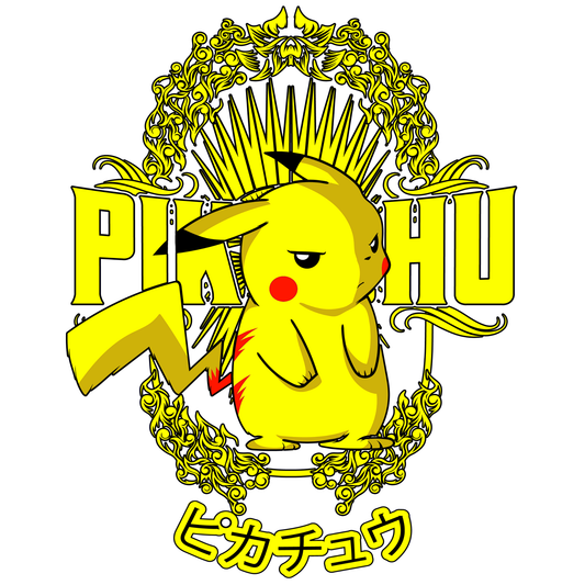 Detailed Pikachu Graphic