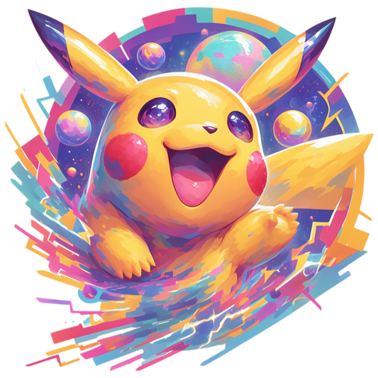 Pikachu Face Kids Graphic