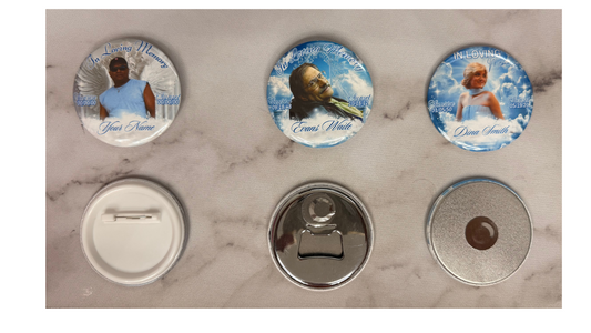 Custom Memorial BUTTONS