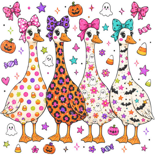 Spooky Season Ducks Design