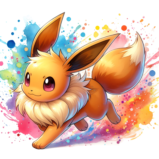 Vibrant Eevee Kids Graphic
