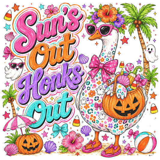 Sun's Out Honks Out Duck Graphic