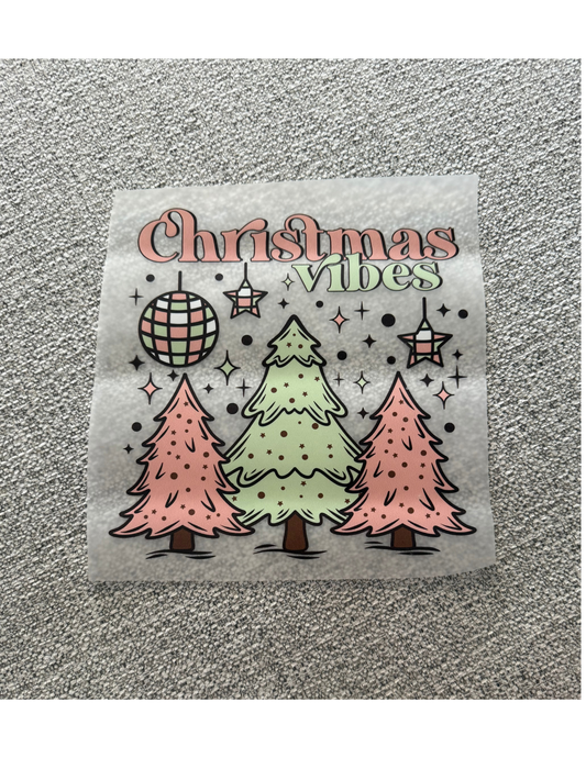 Kids Christmas Vibes Disco Ball Graphic