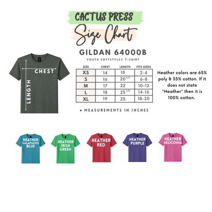 Gildan G640B YOUTH Softstyle T-Shirt – Jagged Edge