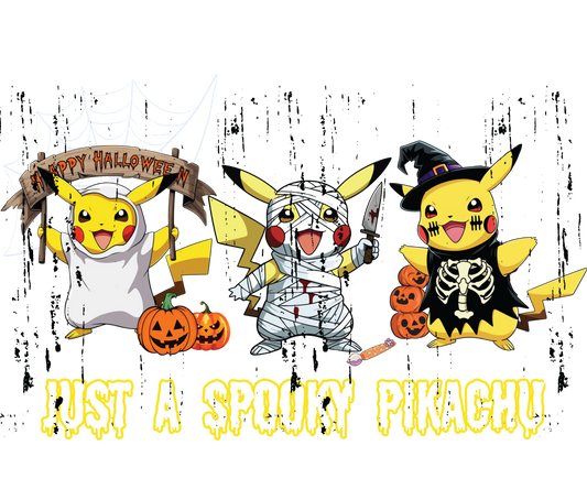 Halloween Pikachu Graphic