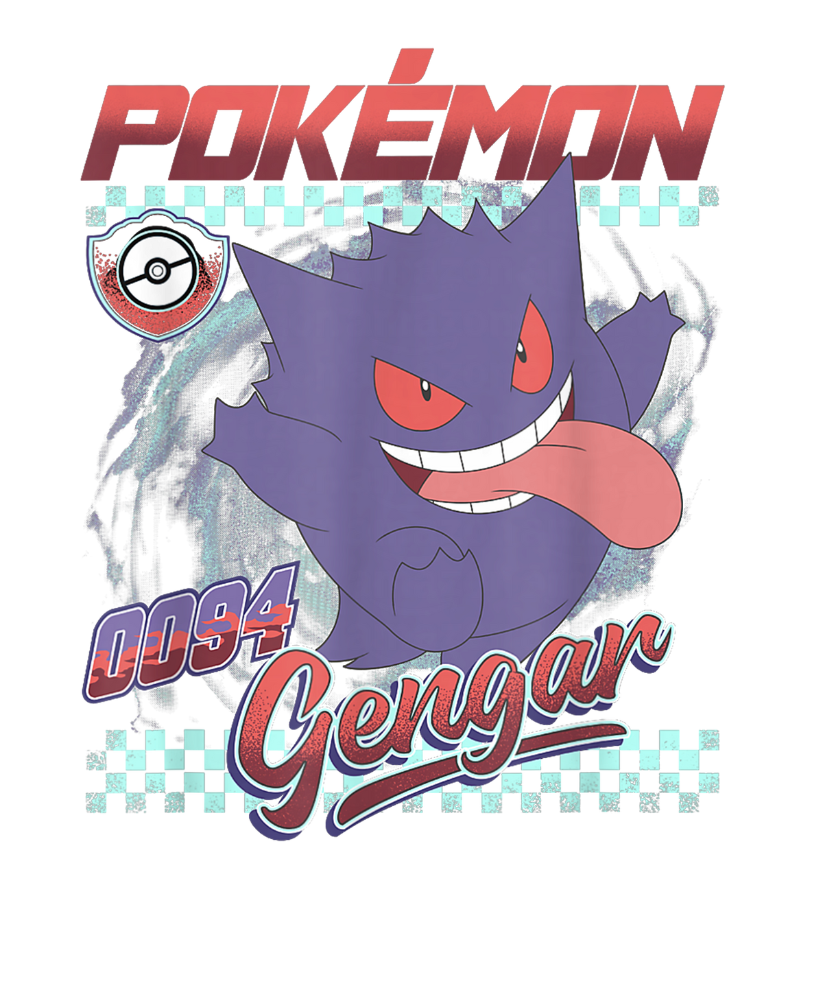 Distressed 0094 Gengar Graphic