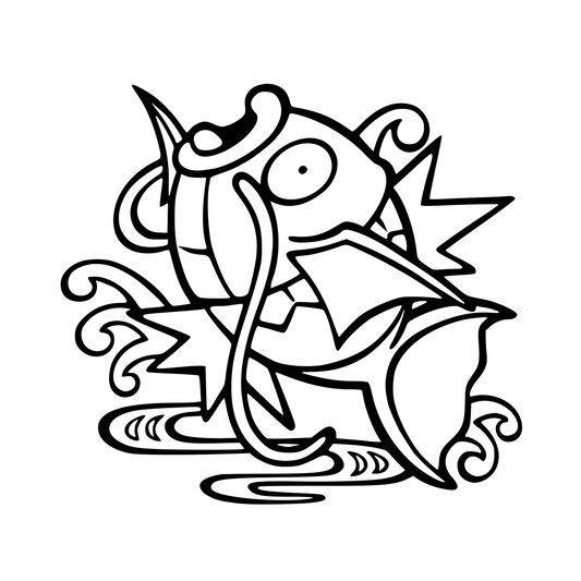 Magikarp Black Graphic