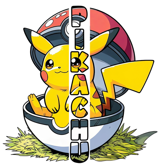 Pikachu Pokéball Graphic